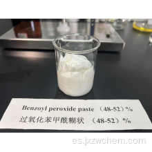 Descomposición de pasta de peróxido de benzoilo